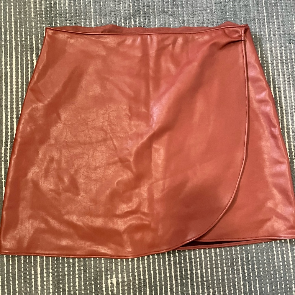 Abercrombie & Fitch | Faux Leather Mini Skirt